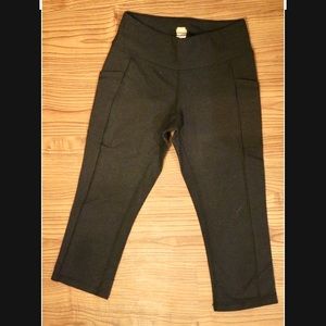3/4 Length Grey Leggings by Lucy